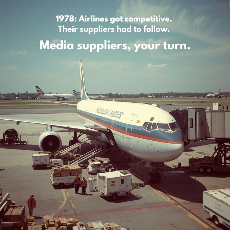 What Airline Deregulation Teaches Media About Cost